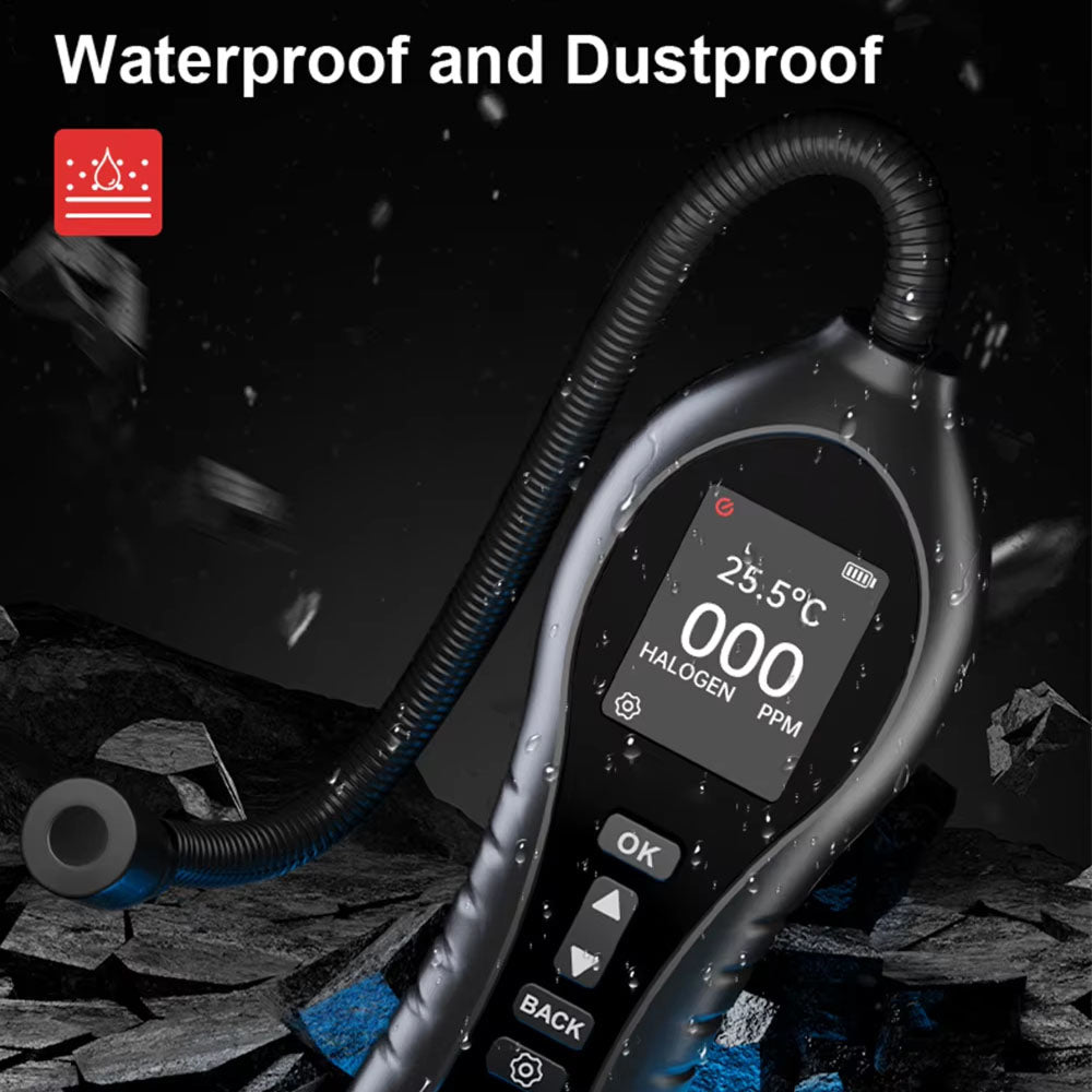 SafeNoil Refrigerant Leak Detector - 1 PPM Ultra-Precise HVAC Leak Detector with 250mm Flexible Probe