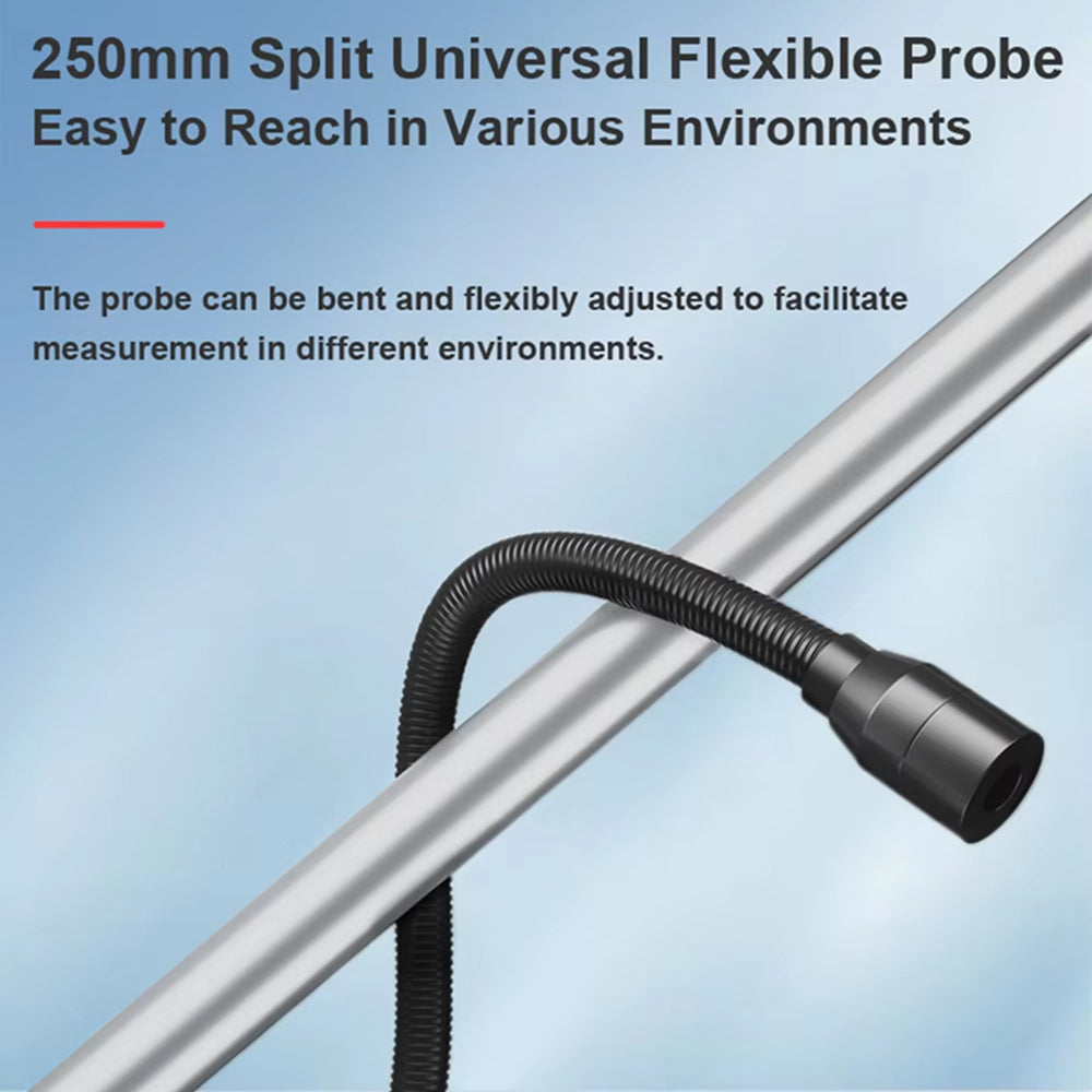 SafeNoil Refrigerant Leak Detector - 1 PPM Ultra-Precise HVAC Leak Detector with 250mm Flexible Probe