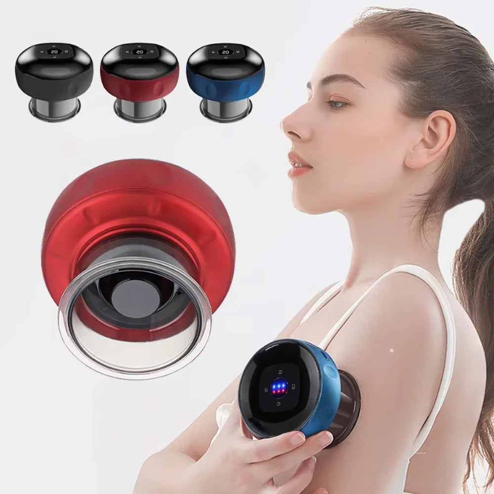 SapixAmi 3-in-1 Smart Cupping Therapy with Red Light & Heat