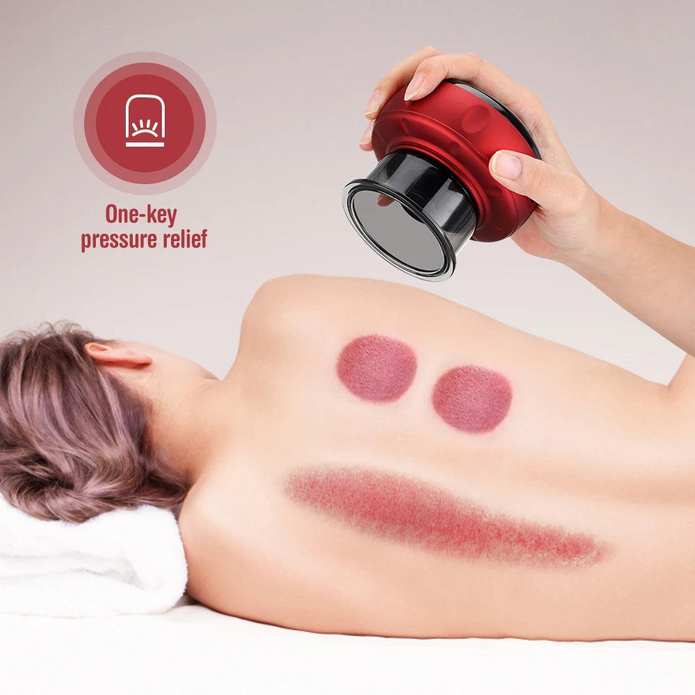 SapixAmi 3-in-1 Smart Cupping Therapy with Red Light & Heat