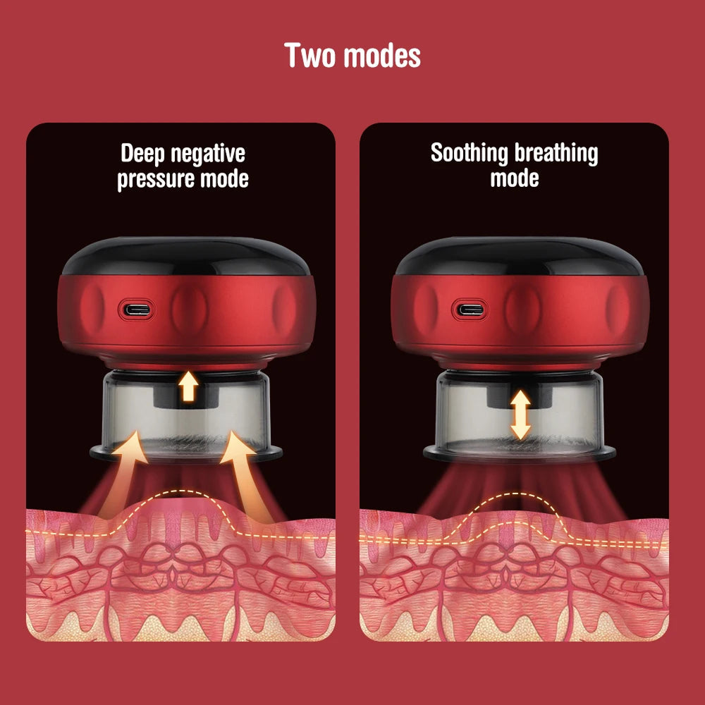 SapixAmi 3-in-1 Smart Cupping Therapy with Red Light & Heat