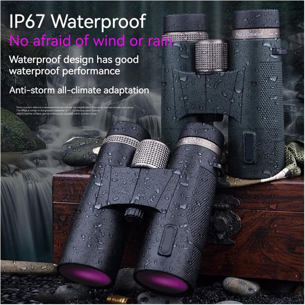 SawCleri 12x42 ED Binoculars for Hunting and Wildlife Observation