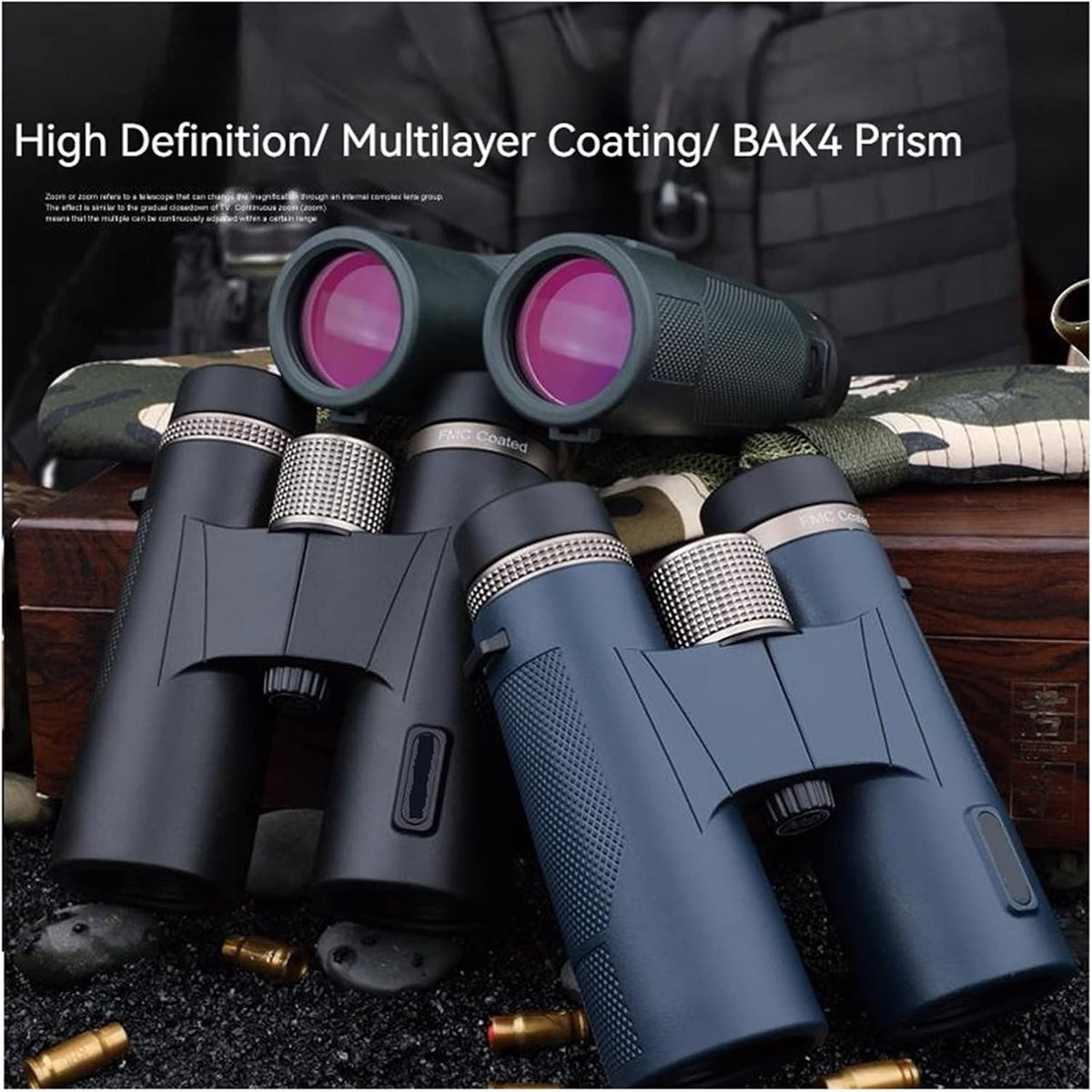 SawCleri 12x42 ED Binoculars for Hunting and Wildlife Observation