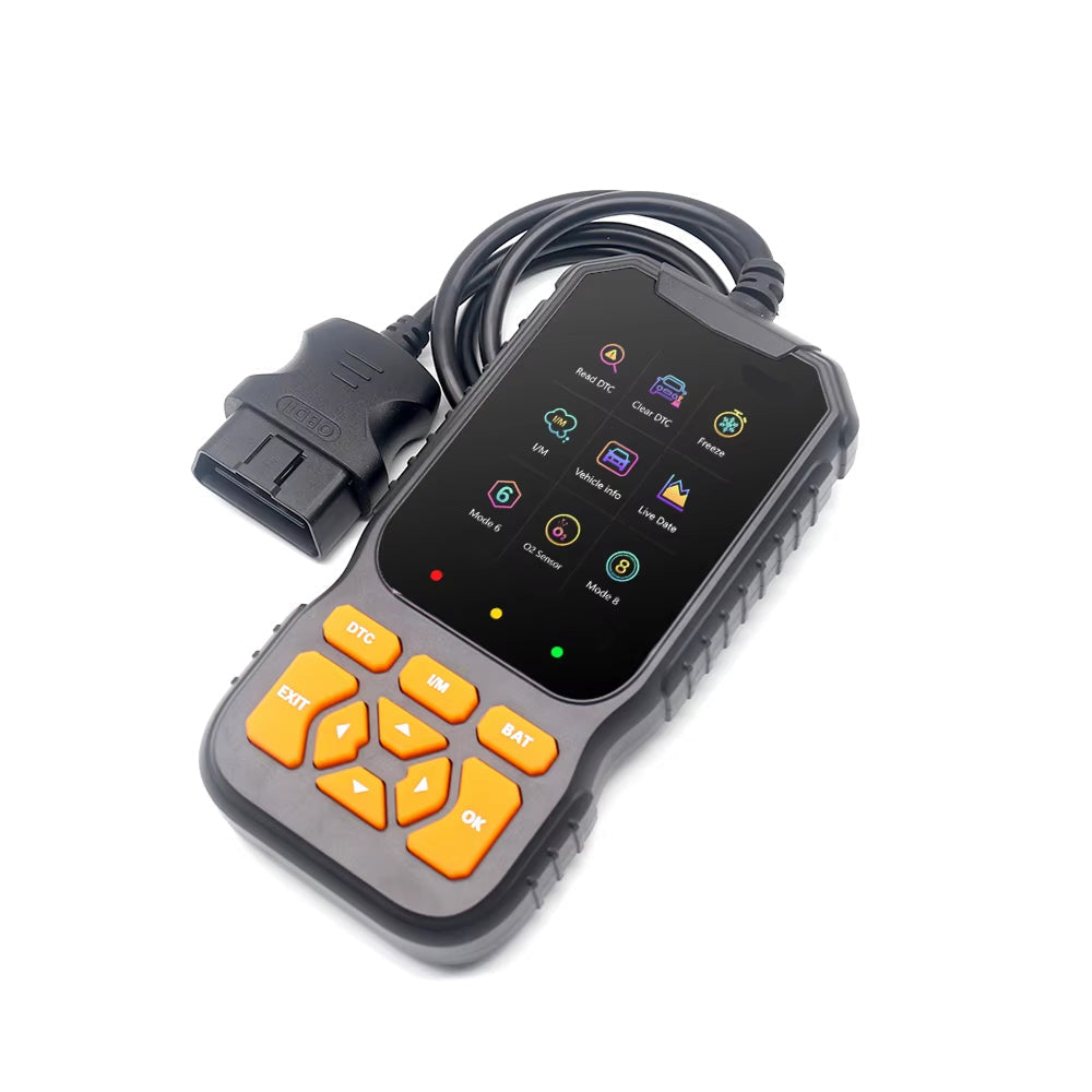 ScanMinix OBD2 Scanner for Engine Fault Codes and Battery Testing