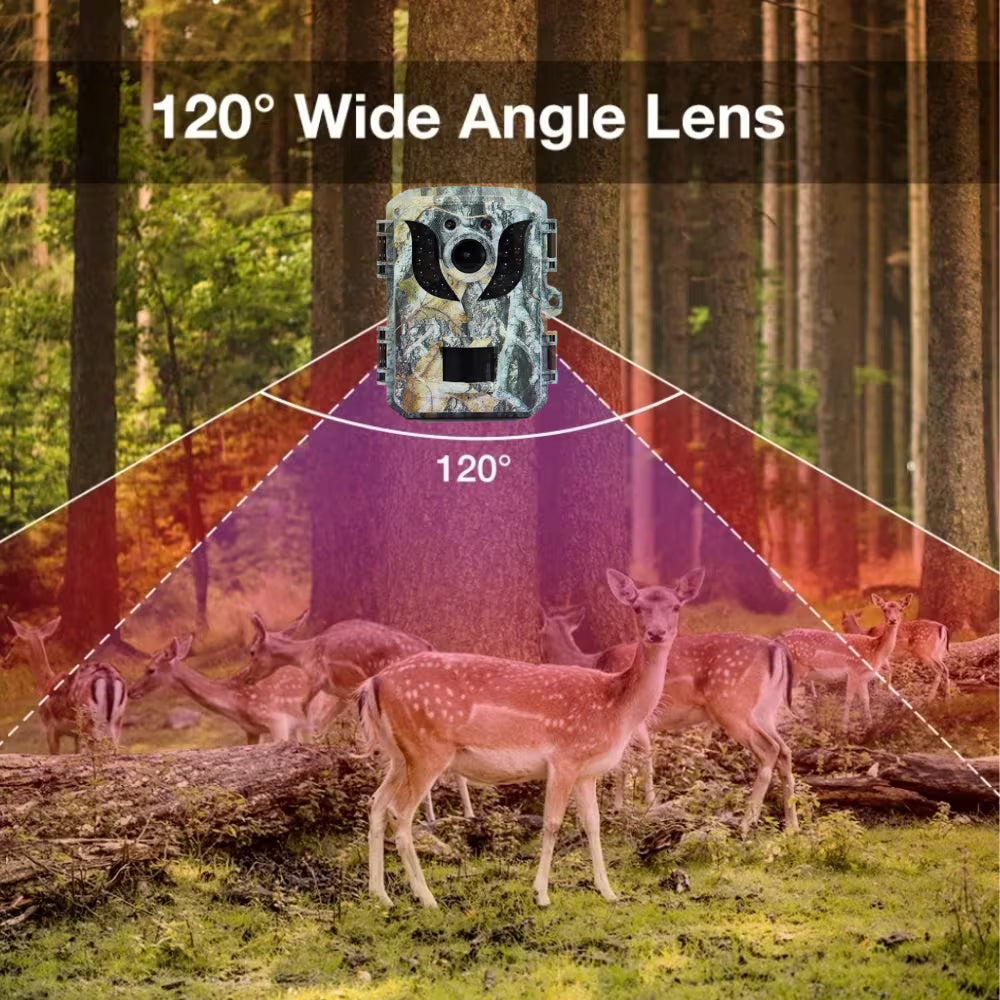 ScoxeCam 16MP No-Glow Stealth Trail Camera 0.2s Trigger