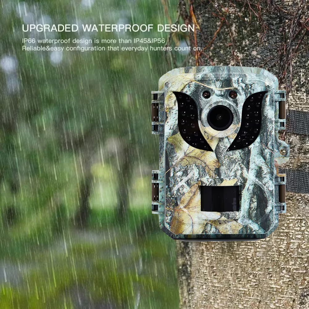 ScoxeCam 16MP No-Glow Stealth Trail Camera 0.2s Trigger