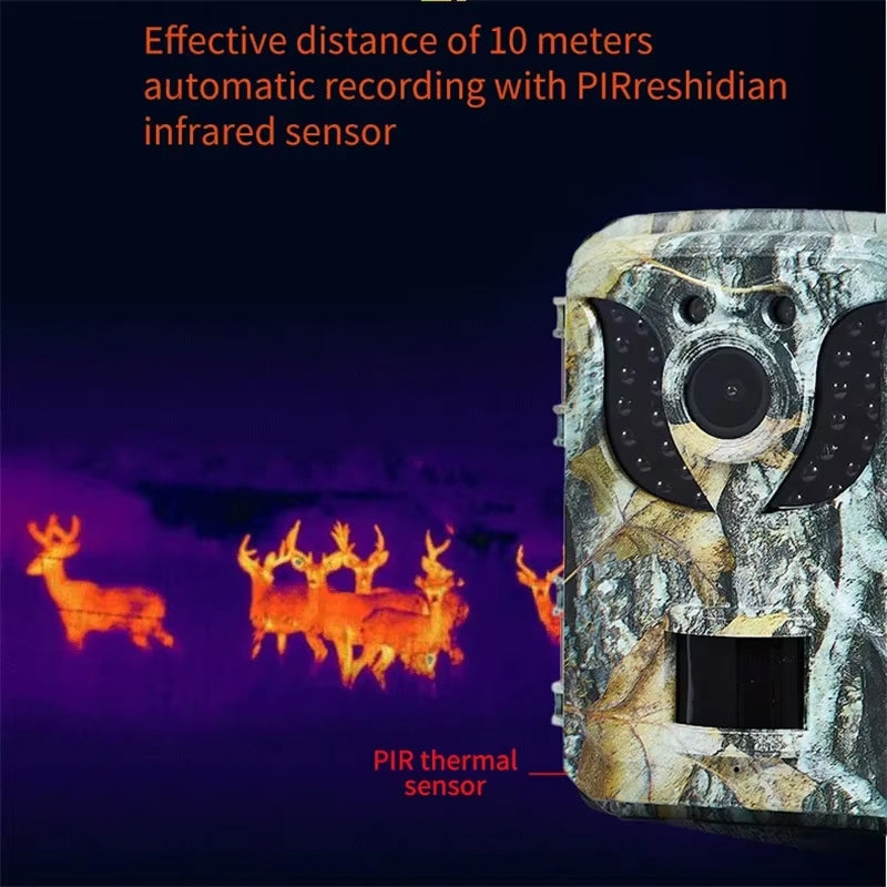 ScoxeCam 16MP No-Glow Stealth Trail Camera 0.2s Trigger