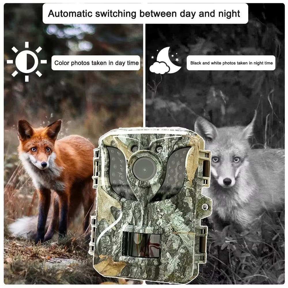 ScoxeCam 16MP No-Glow Stealth Trail Camera 0.2s Trigger