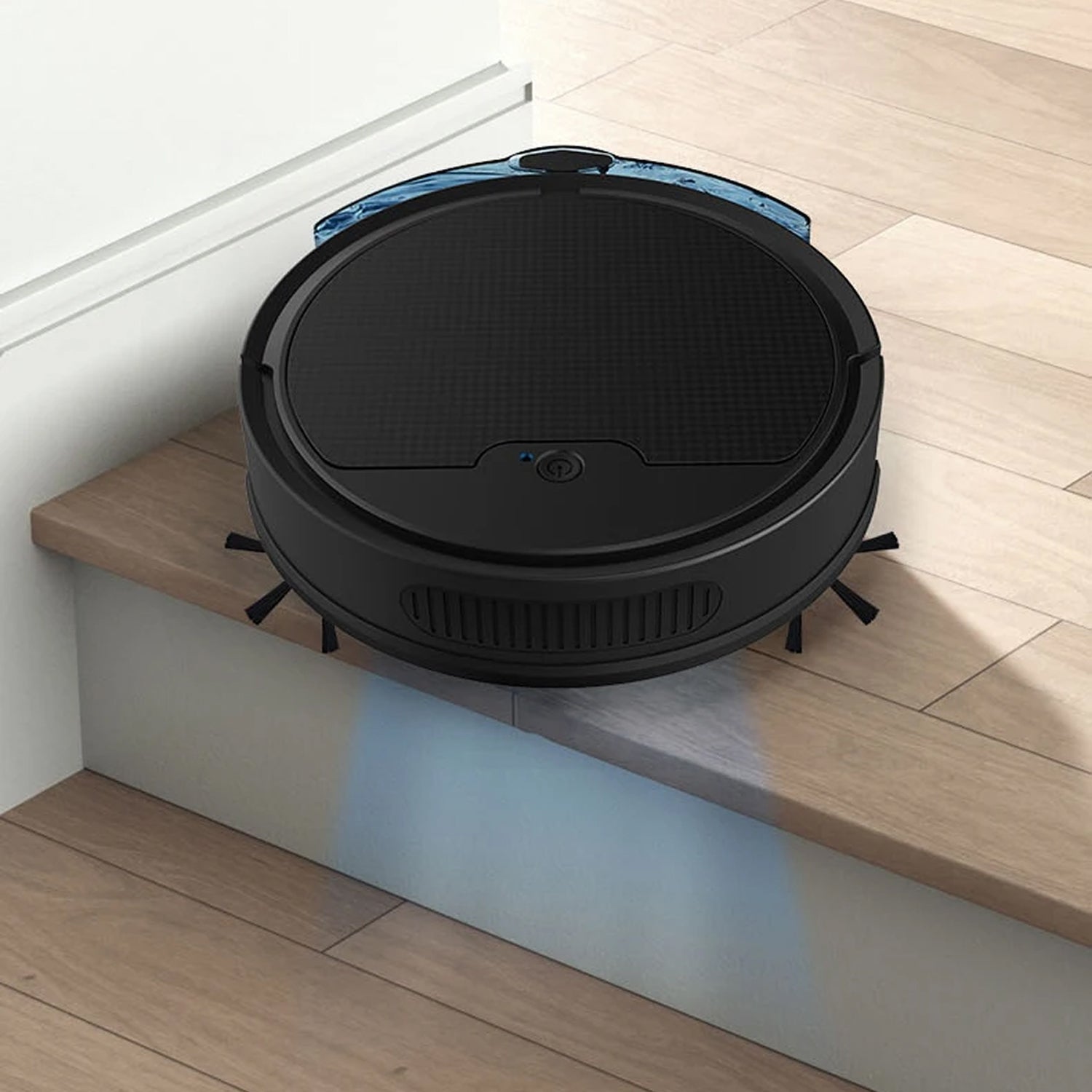 ScrubBoto 3-in-1 Smart Robot Vacuum and Mop with 2000Pa Suction, 6.8cm Ultra-Slim Profile and Bluetooth App Control