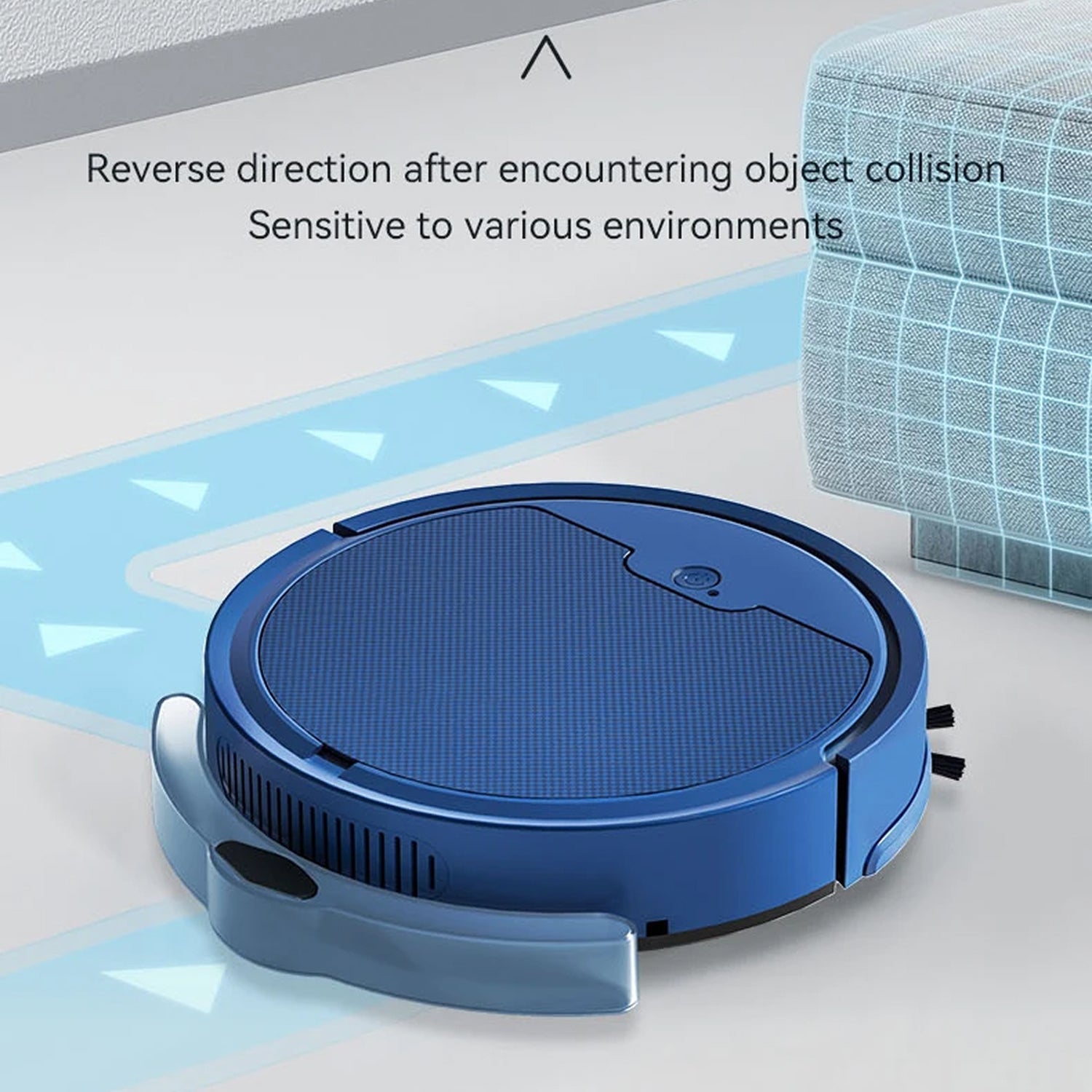 ScrubBoto 3-in-1 Smart Robot Vacuum and Mop with 2000Pa Suction, 6.8cm Ultra-Slim Profile and Bluetooth App Control