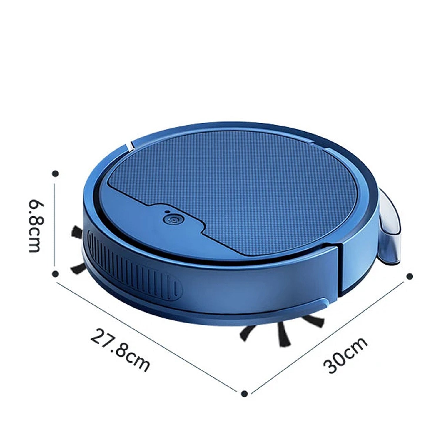 ScrubBoto 3-in-1 Smart Robot Vacuum and Mop with 2000Pa Suction, 6.8cm Ultra-Slim Profile and Bluetooth App Control