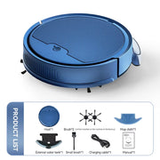 ScrubBoto 3-in-1 Smart Robot Vacuum and Mop with 2000Pa Suction, 6.8cm Ultra-Slim Profile and Bluetooth App Control
