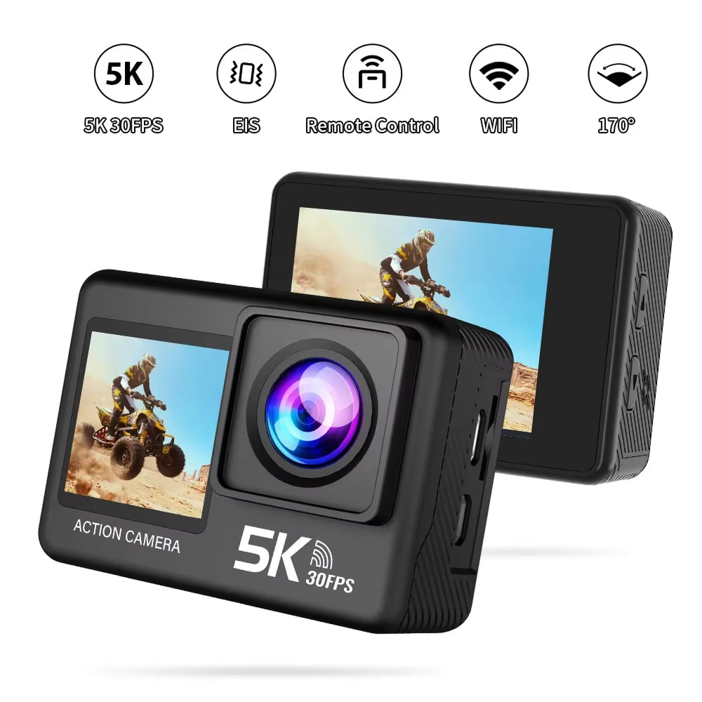 SeenFros 5K 30fps Ultra-HD Action Camera with Sony 386 Sensor