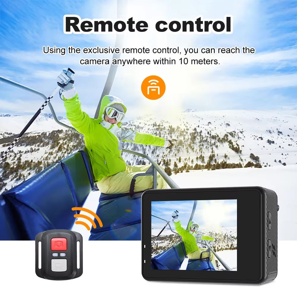 SeenFros 5K 30fps Ultra-HD Action Camera with Sony 386 Sensor