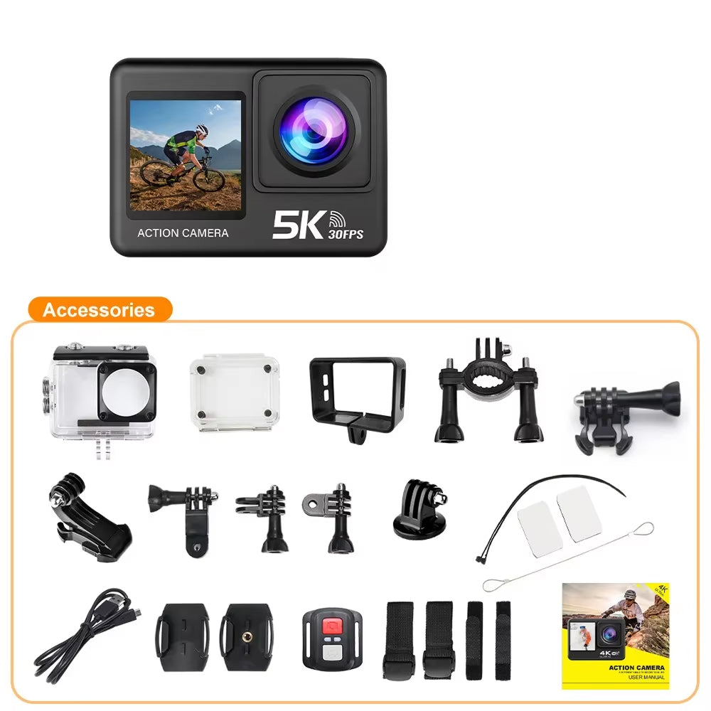 SeenFros 5K 30fps Ultra-HD Action Camera with Sony 386 Sensor