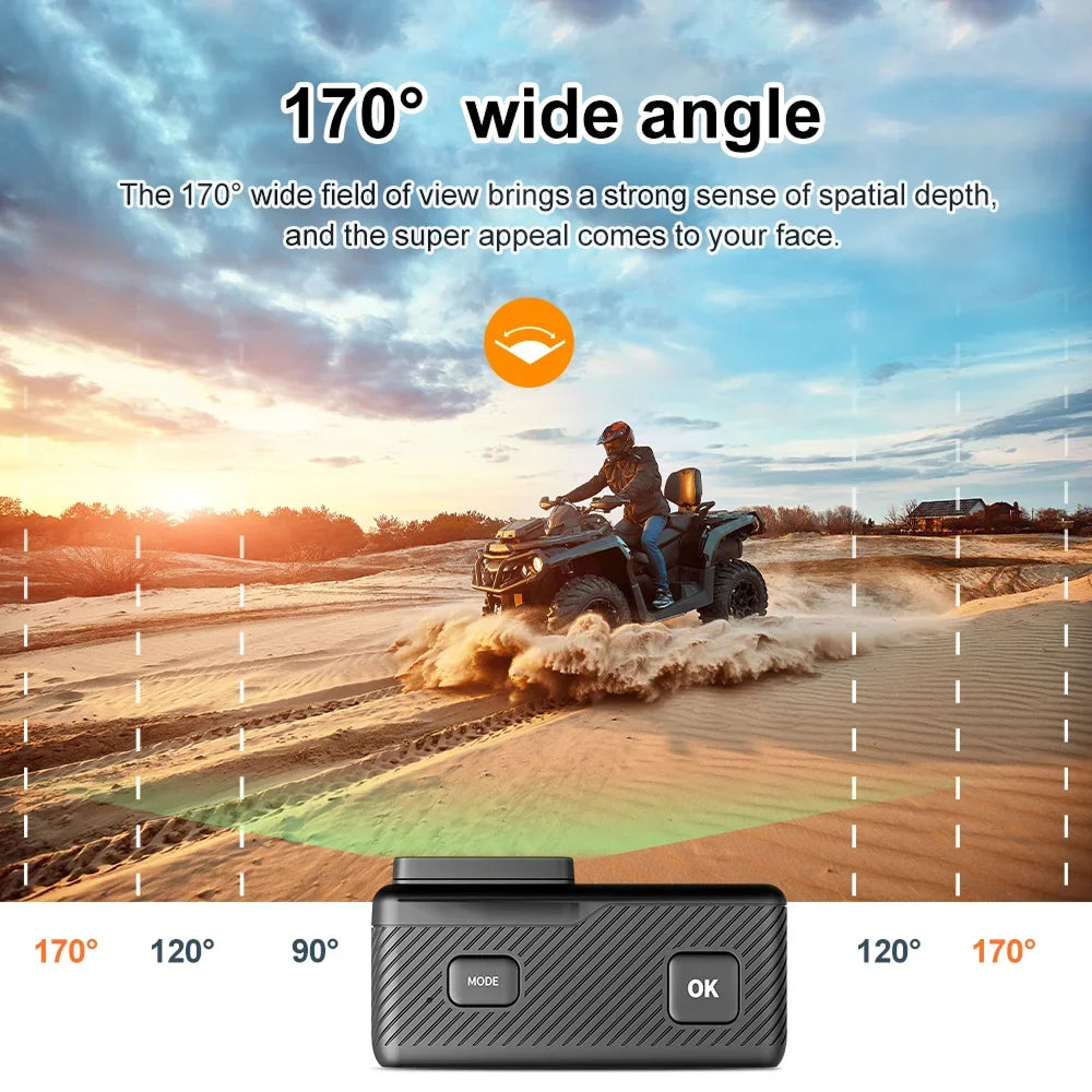 SeenFros 5K 30fps Ultra-HD Action Camera with Sony 386 Sensor