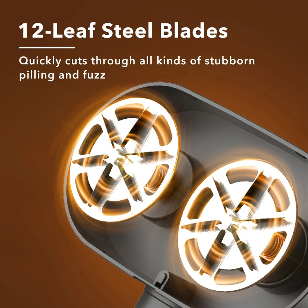 ShaverElis Rechargeable 12-Blade Fabric Shaver & Defuzzer