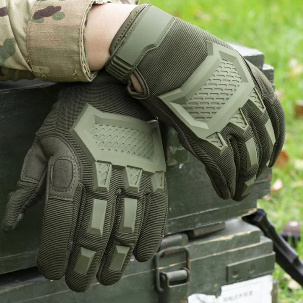 ShoGlovix Tactical Shooting Gloves Full-Finger Touchscreen Microfiber Reinforced Palm
