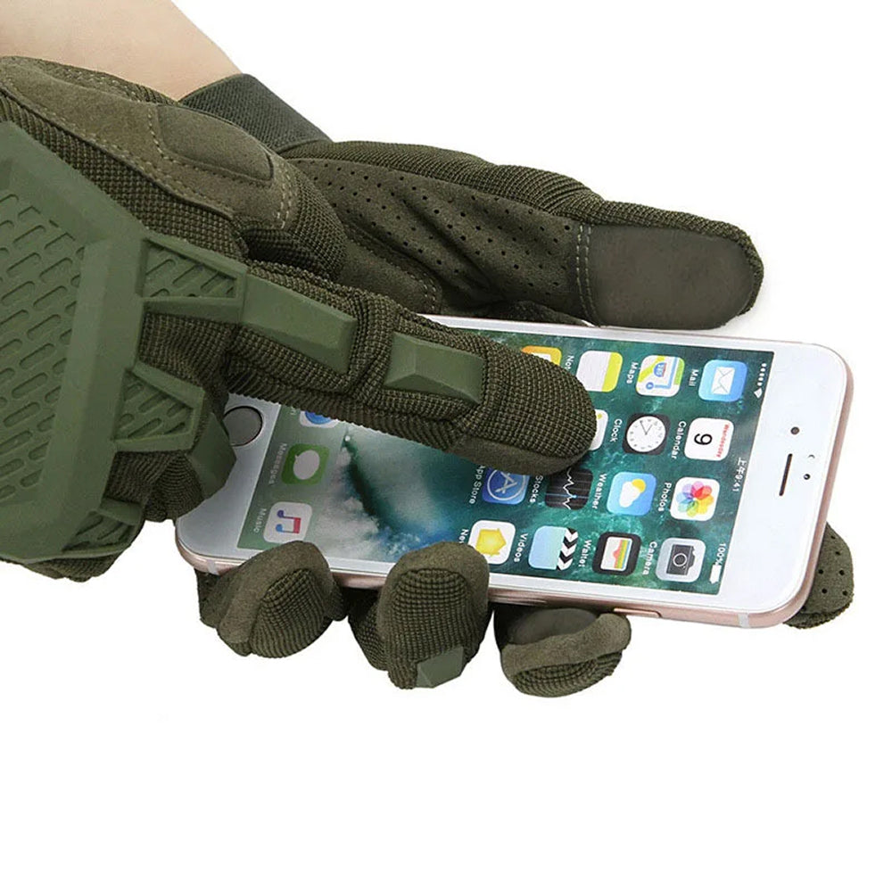 ShoGlovix Tactical Shooting Gloves Full-Finger Touchscreen Microfiber Reinforced Palm