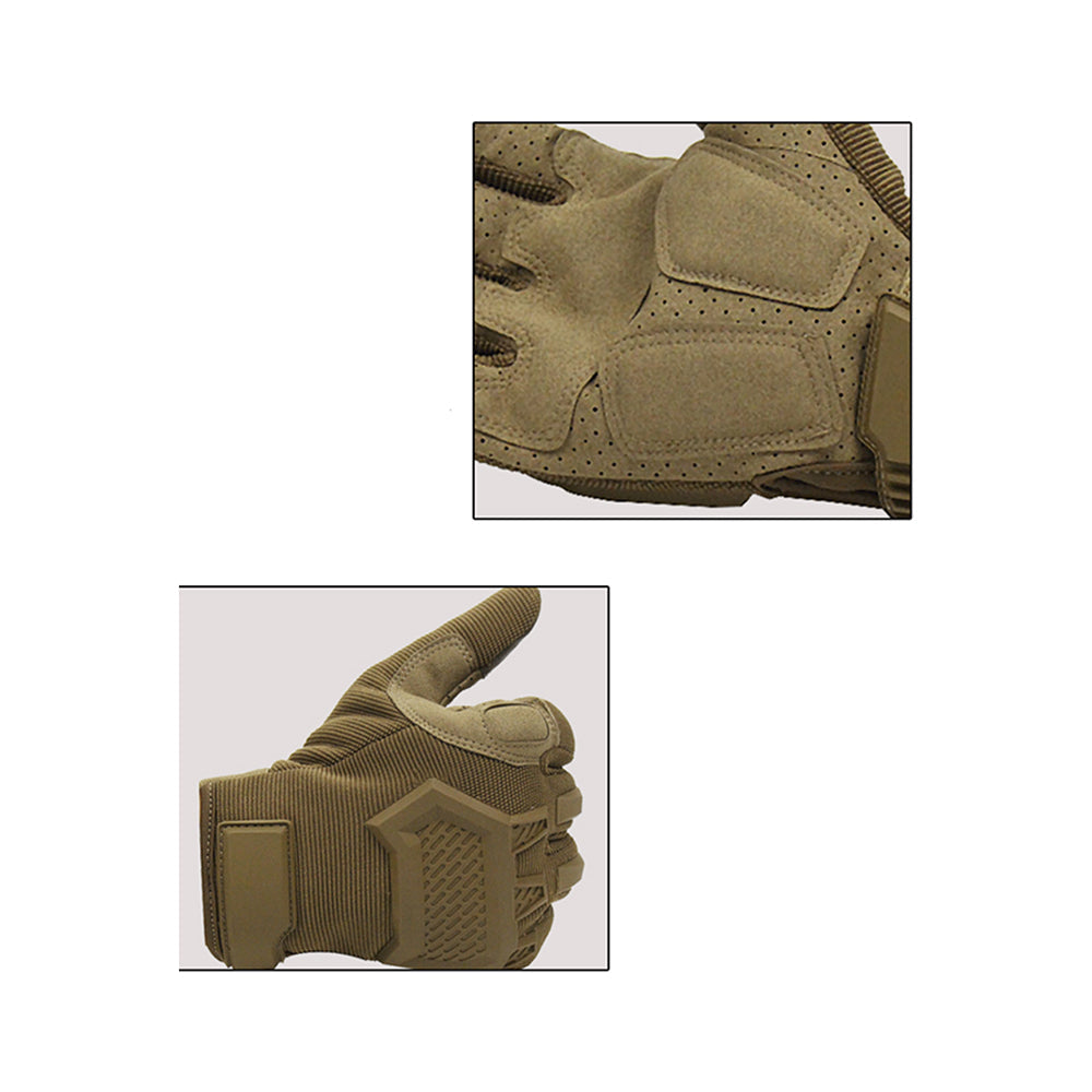 ShoGlovix Tactical Shooting Gloves Full-Finger Touchscreen Microfiber Reinforced Palm