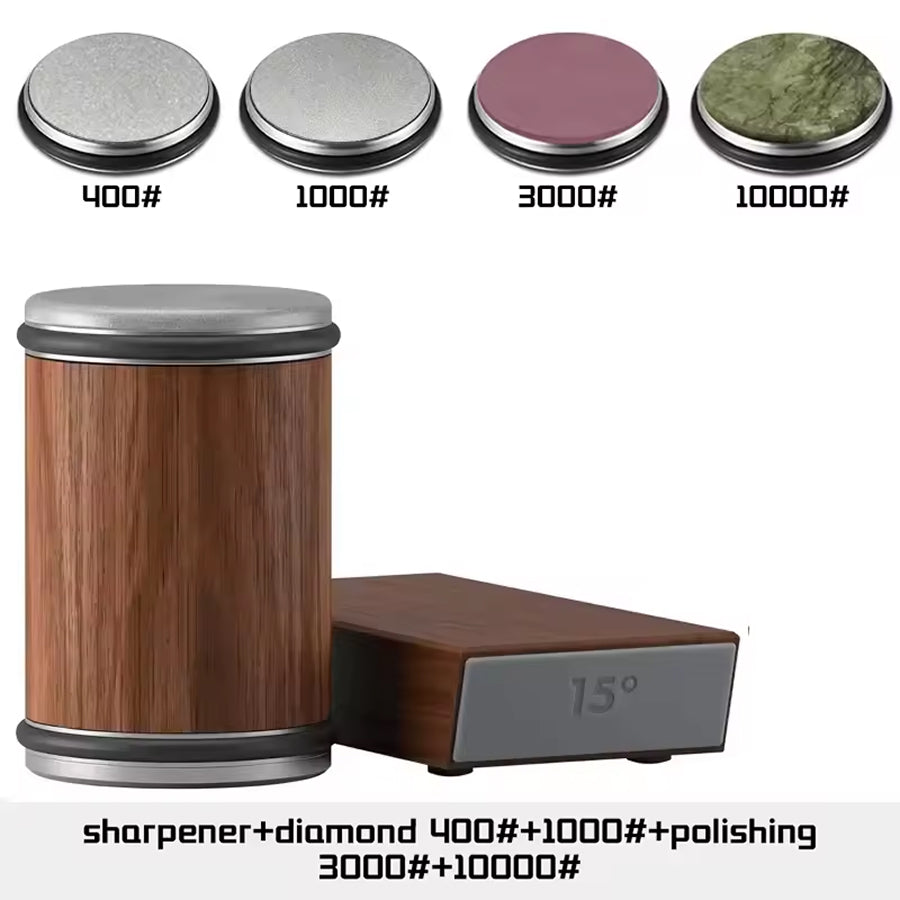 ShordiCut Rolling Knife Sharpener with Magnetic Angle Guide