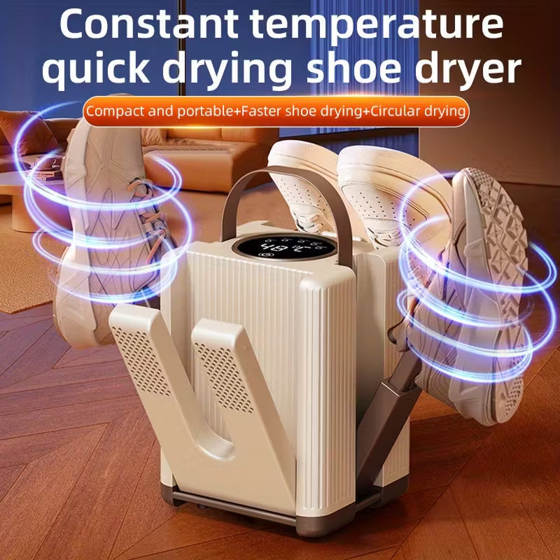 SkiTelax 6-Arm Fast PTC Heated Shoe & Boot Dryer with Odor Control