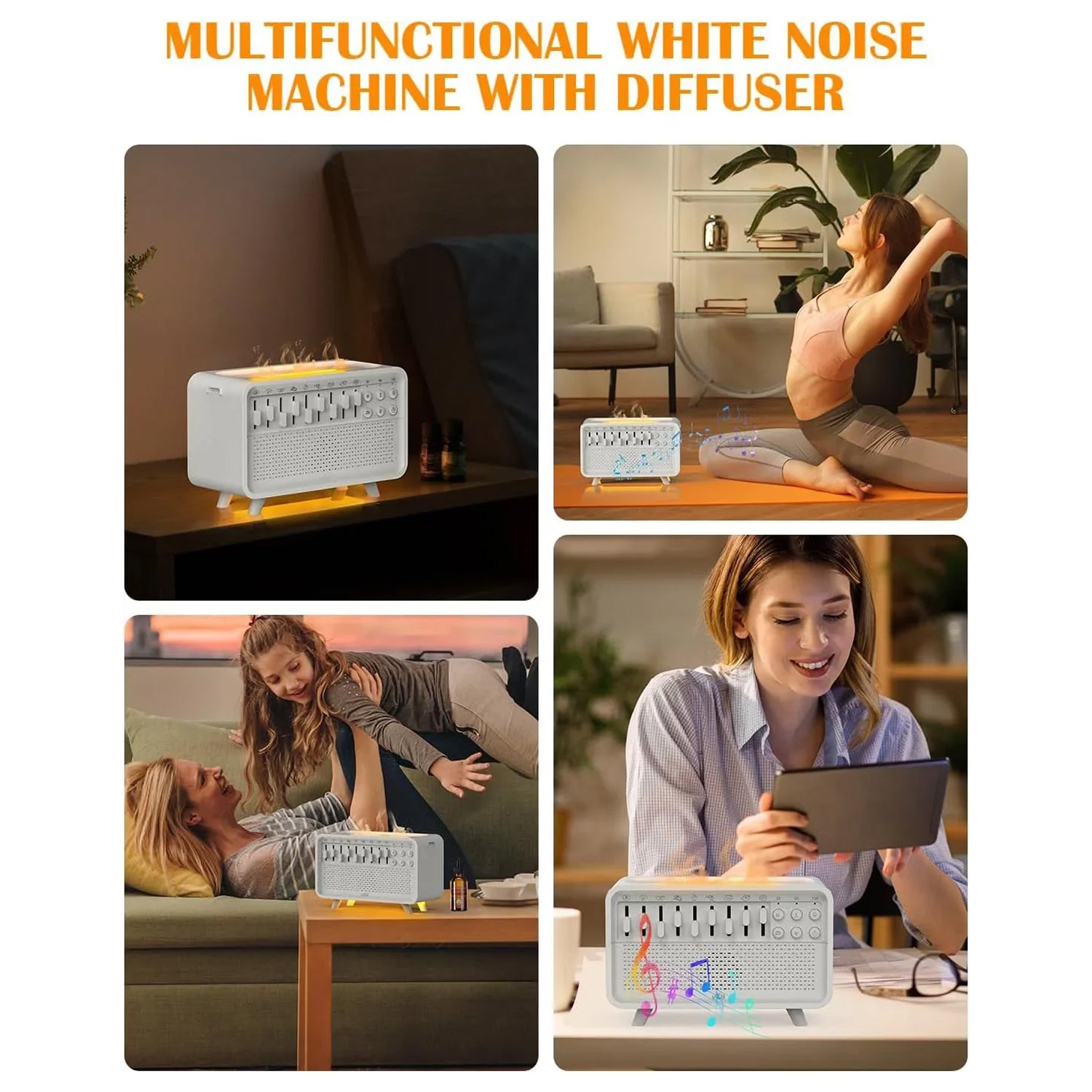 SnozyFlow All-in-One White Noise & Humidifier Sleep Device