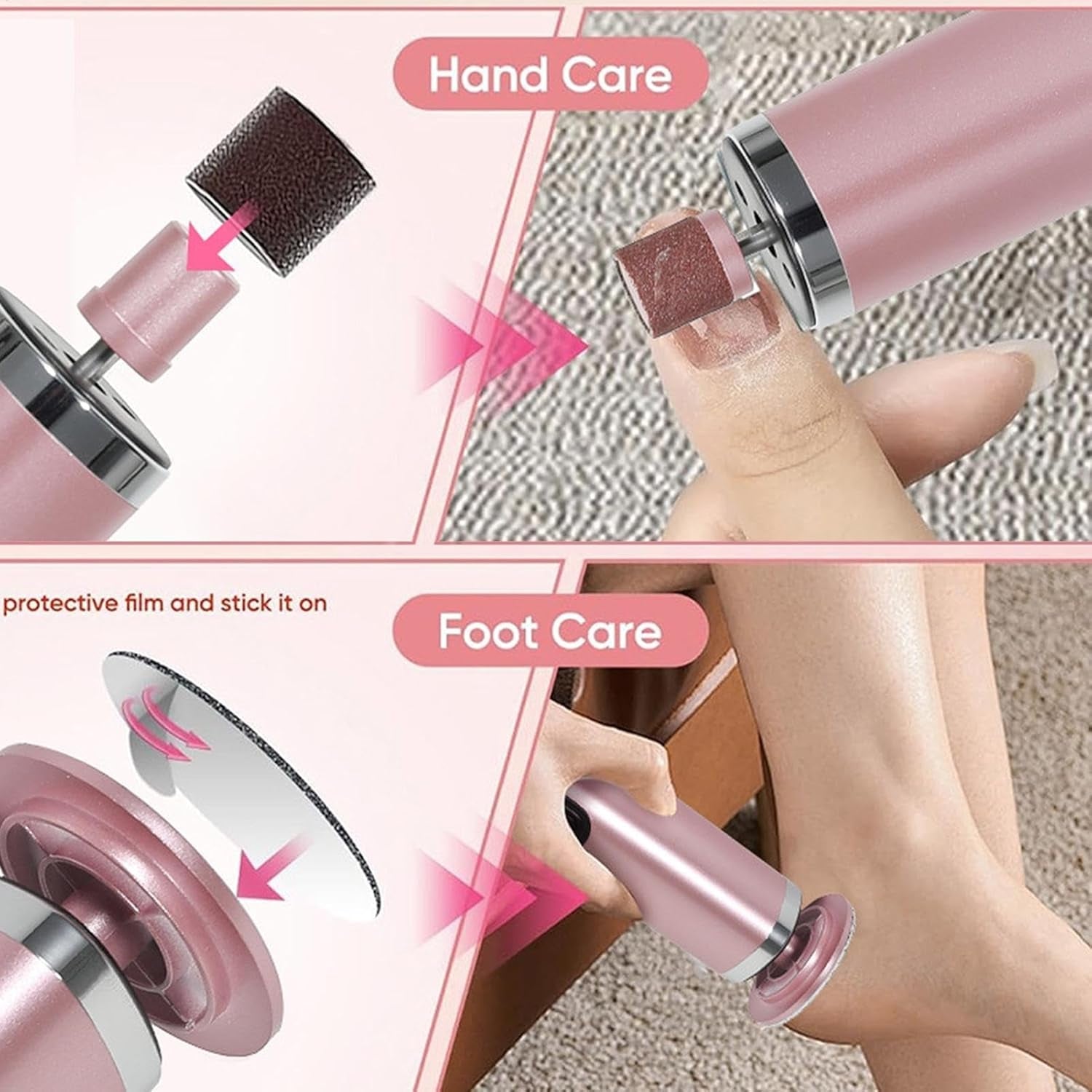 Professional Electric Callus Remover for Cracked Heels