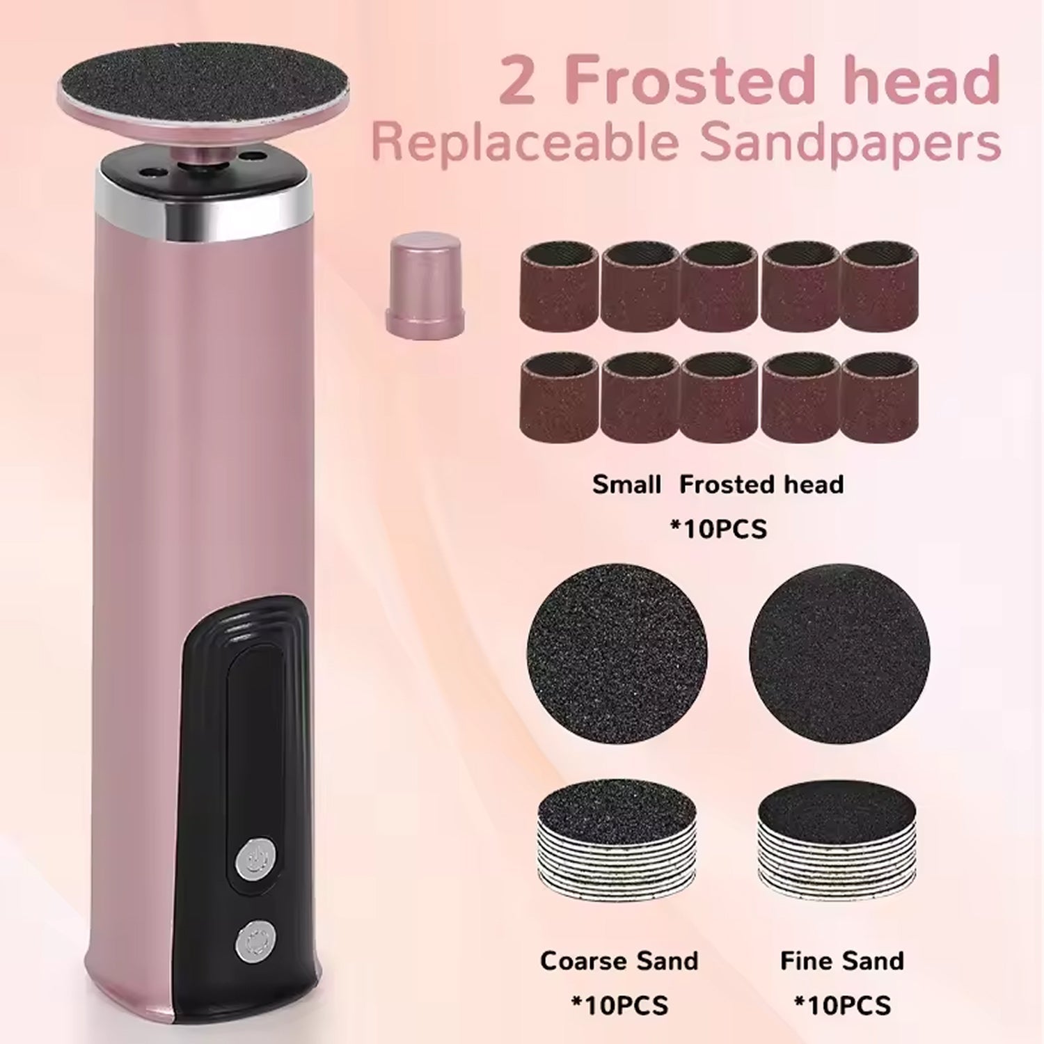 Professional Electric Callus Remover for Cracked Heels