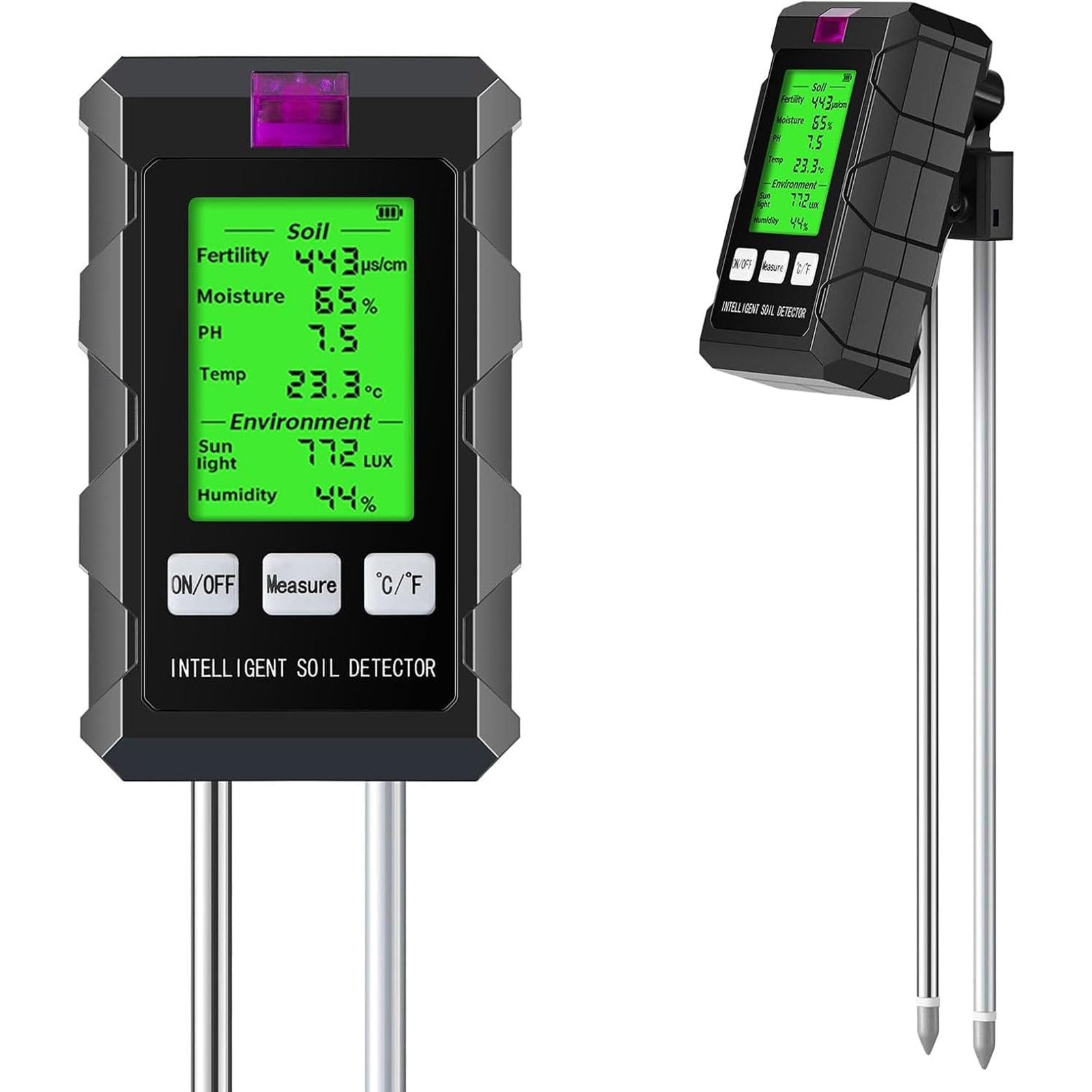 SoilWakix 6-in-1 Digital Soil PH Tester for Gardeners