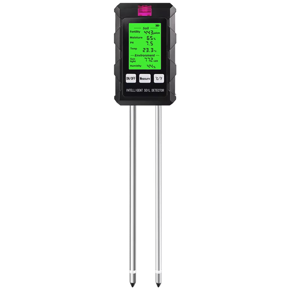 SoilWakix 6-in-1 Digital Soil PH Tester for Gardeners