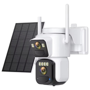 ElixForn 8MP Solar Security Camera 4K Ultra-HD 360° Pan/Tilt AI Human Detection