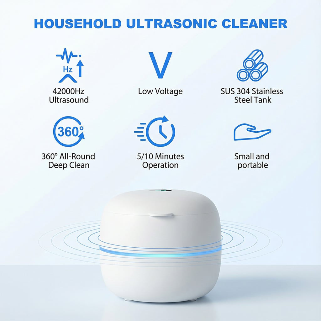 SoniMilix Professional Ultrasonic Cleaner & UV Sanitizer
