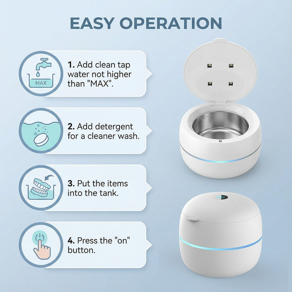 SoniMilix Professional Ultrasonic Cleaner & UV Sanitizer