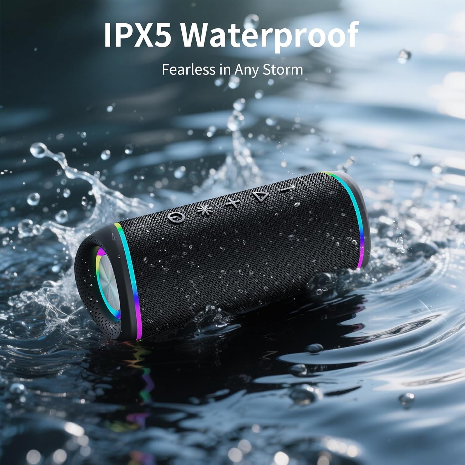 SonikPode Portable Bluetooth Speaker 30W HD Sound IPX5 Waterproof