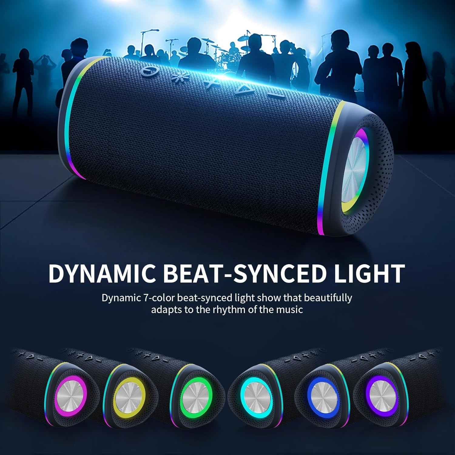 SonikPode Portable Bluetooth Speaker 30W HD Sound IPX5 Waterproof