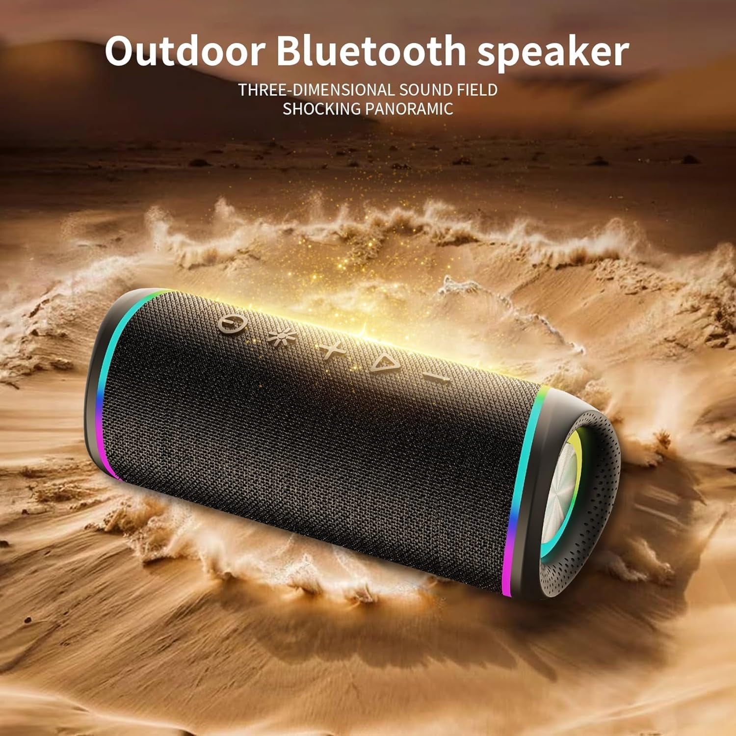 SonikPode Portable Bluetooth Speaker 30W HD Sound IPX5 Waterproof