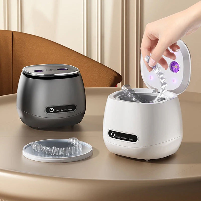 SonoLuxie Cordless Ultrasonic Cleaner 48kHz Professional Dental Pod with UV-C Sterilization and 3000mAh Battery