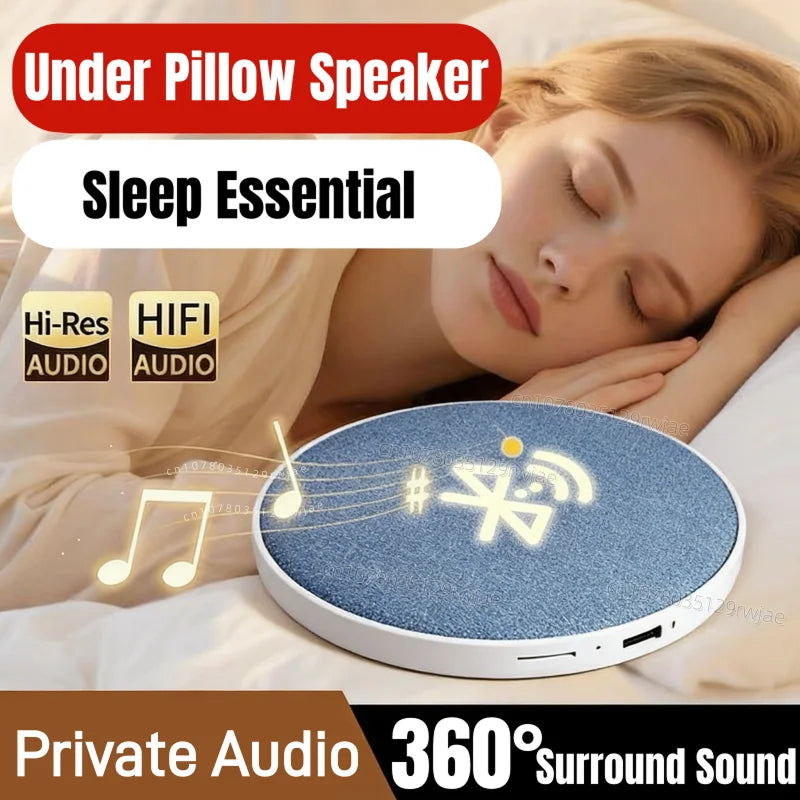 SpikMek Bluetooth 5.4 Under-Pillow Sleep Aid Speaker