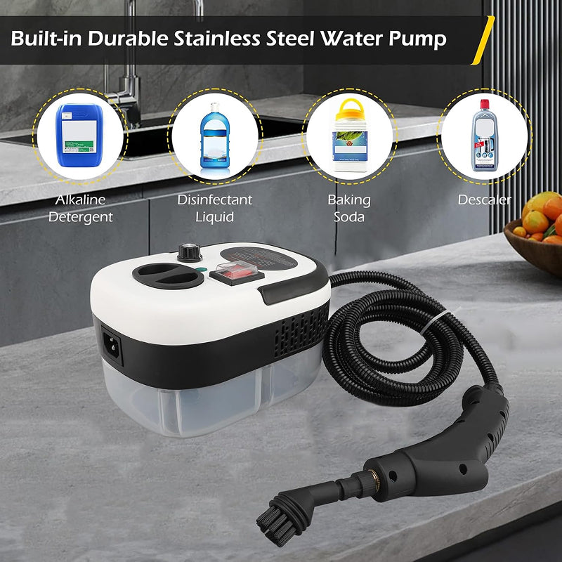 SteamPuci 2500W High Temp & Pressure Steam Cleaner
