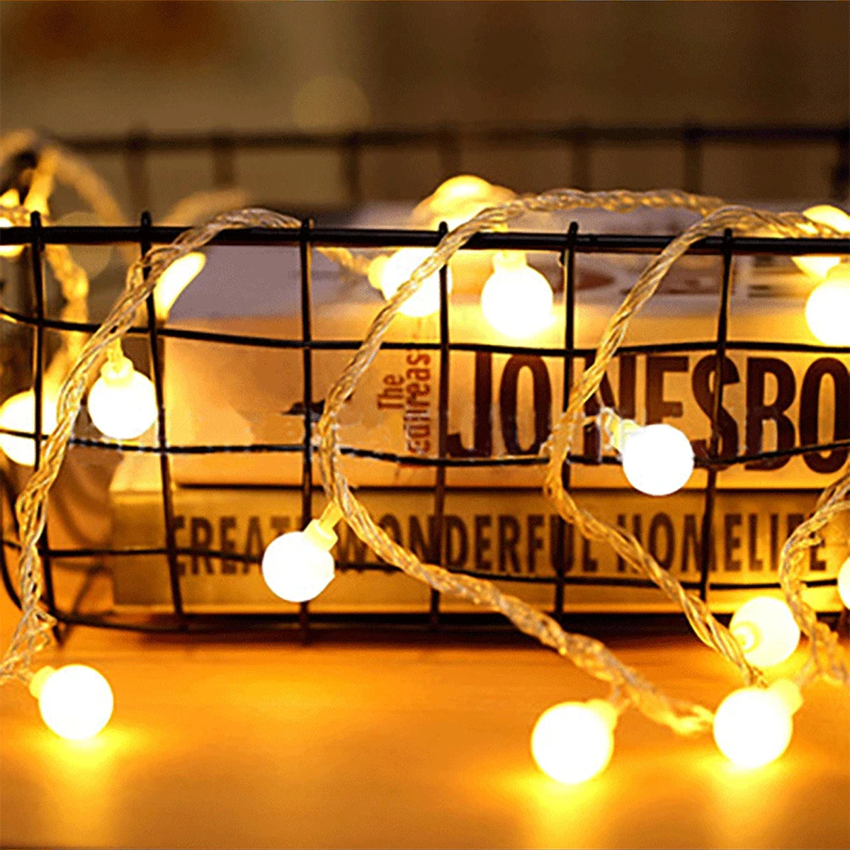 StrixLomi USB & Battery Powered Ball String Lights