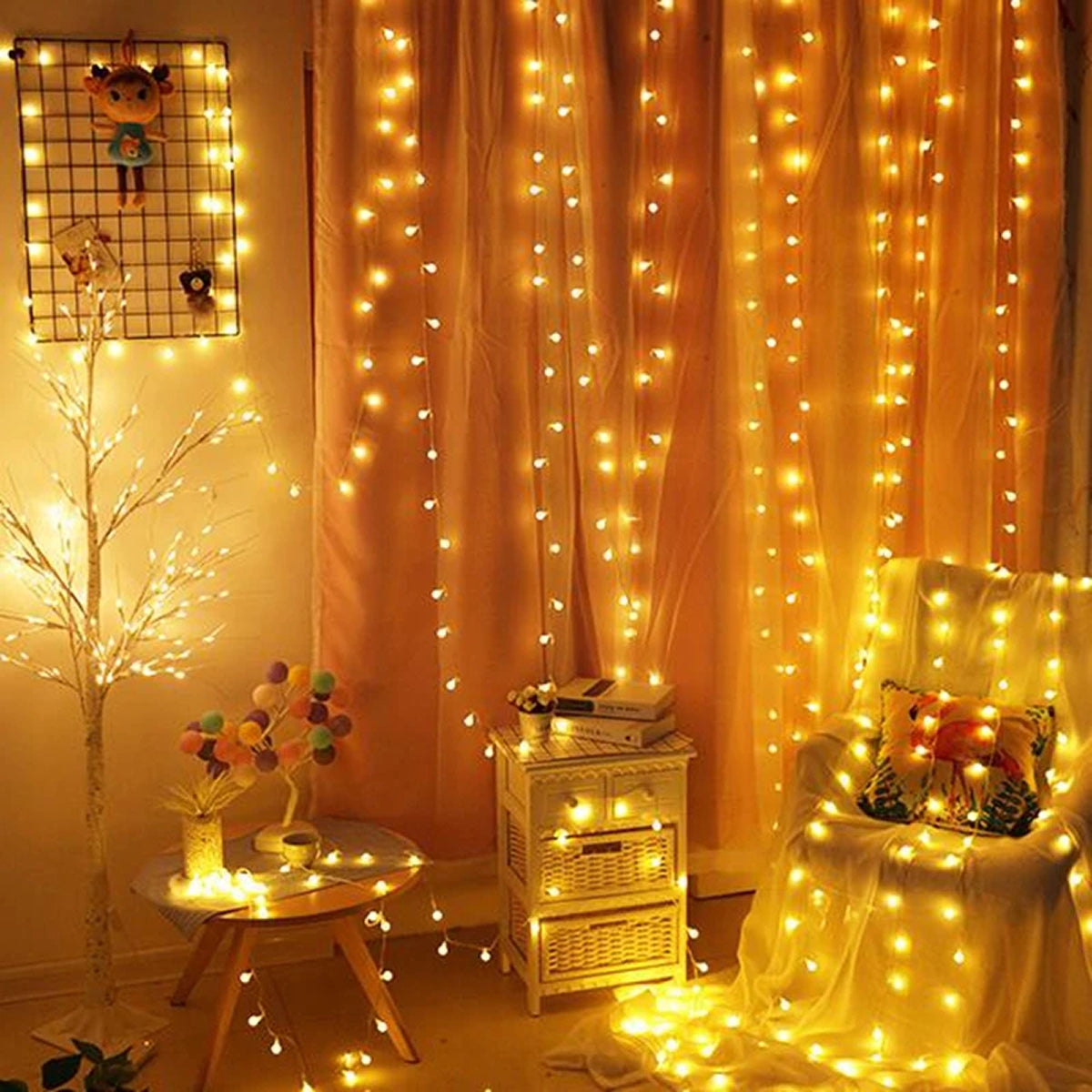 StrixLomi USB & Battery Powered Ball String Lights