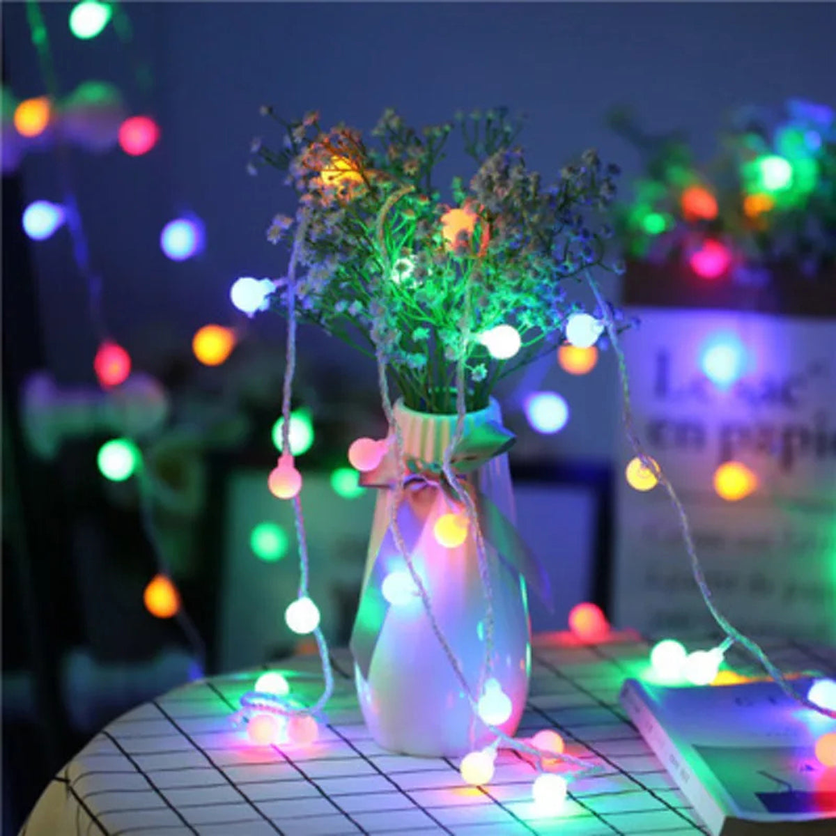StrixLomi USB & Battery Powered Ball String Lights