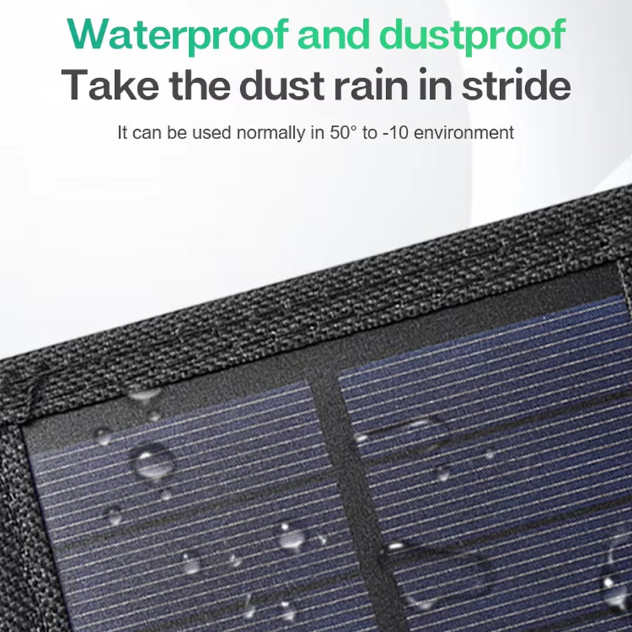 SundiFold High-Efficiency Foldable Solar Charger for Camping