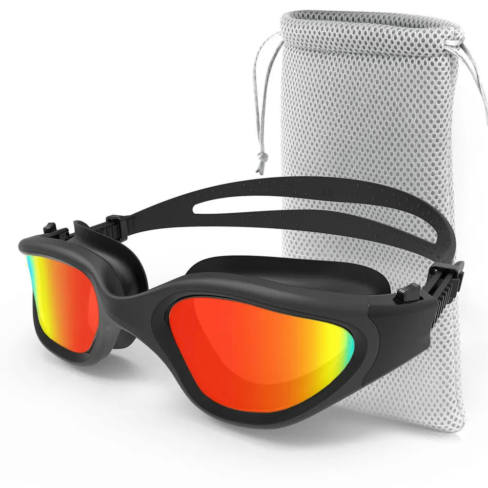 SwiGoxim Polarized Anti-Fog Swim Goggles for Adults