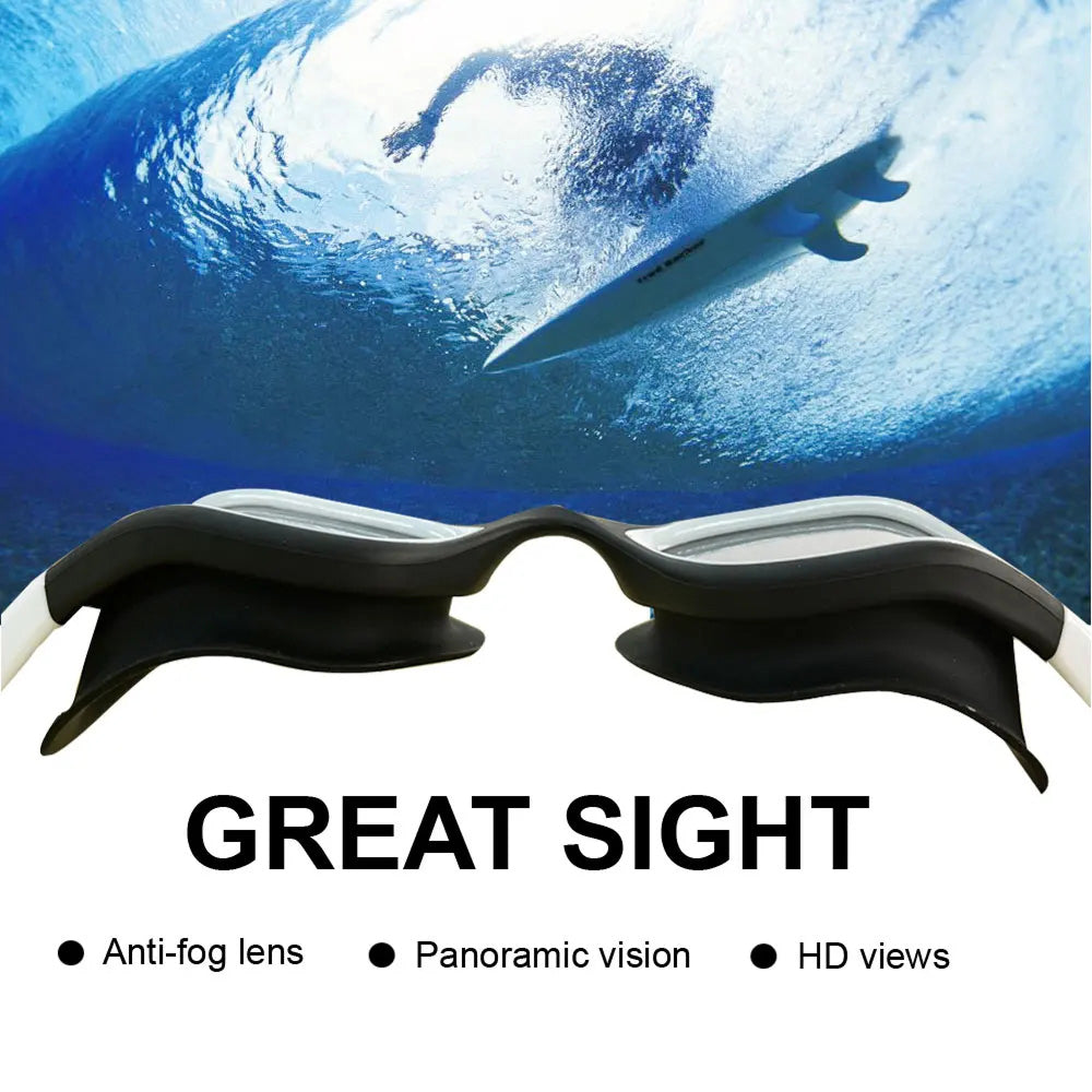 SwiGoxim Polarized Anti-Fog Swim Goggles for Adults
