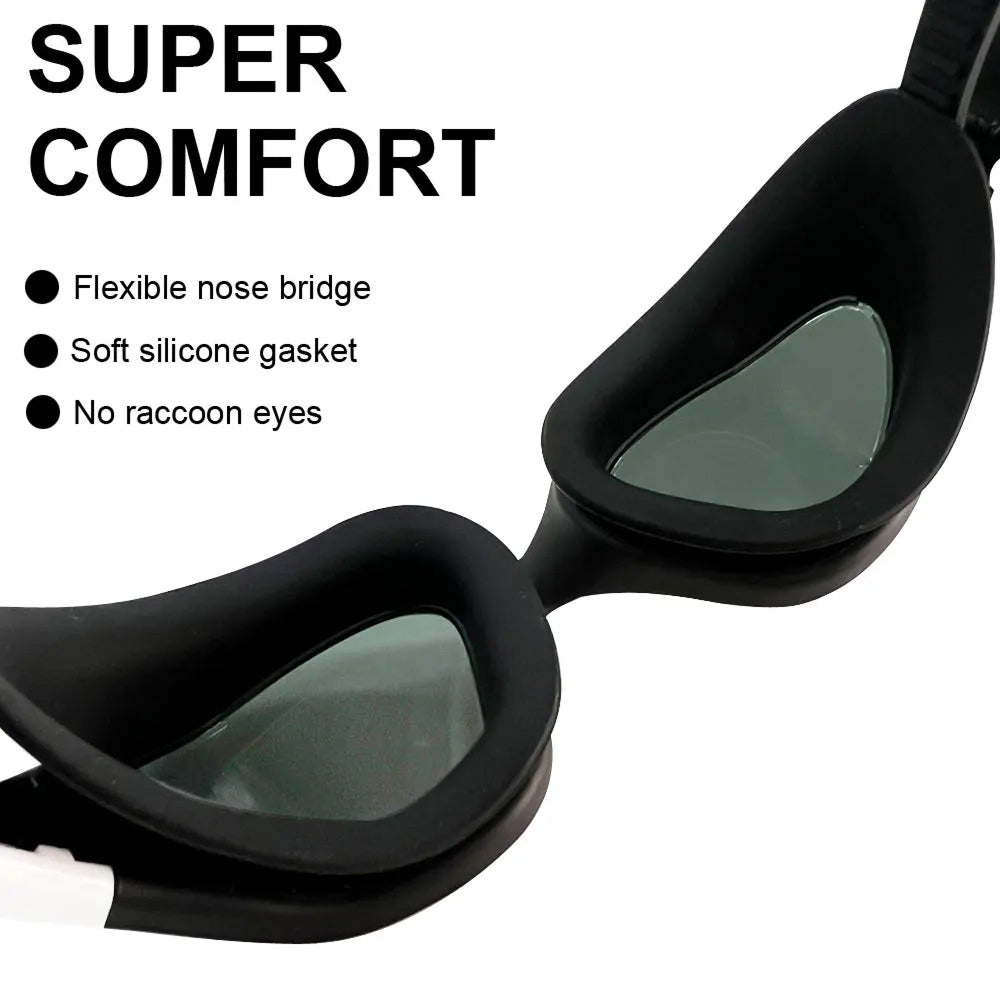 SwiGoxim Polarized Anti-Fog Swim Goggles for Adults