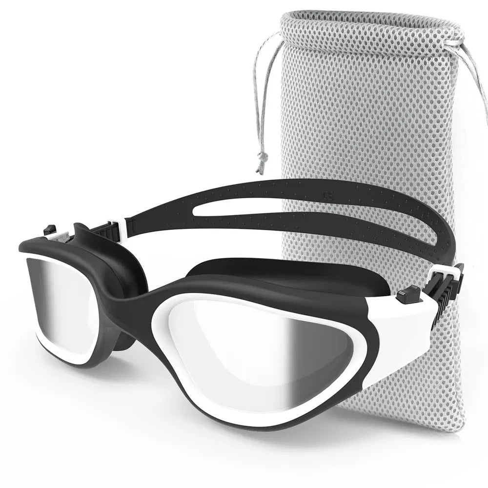 SwiGoxim Polarized Anti-Fog Swim Goggles for Adults