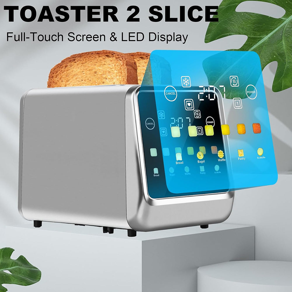 SwinLide Smart Toaster with Touchscreen and LCD Timer