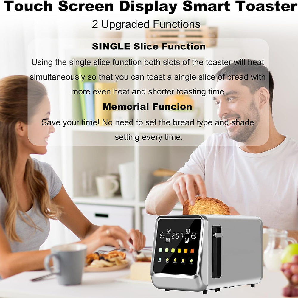SwinLide Smart Toaster with Touchscreen and LCD Timer